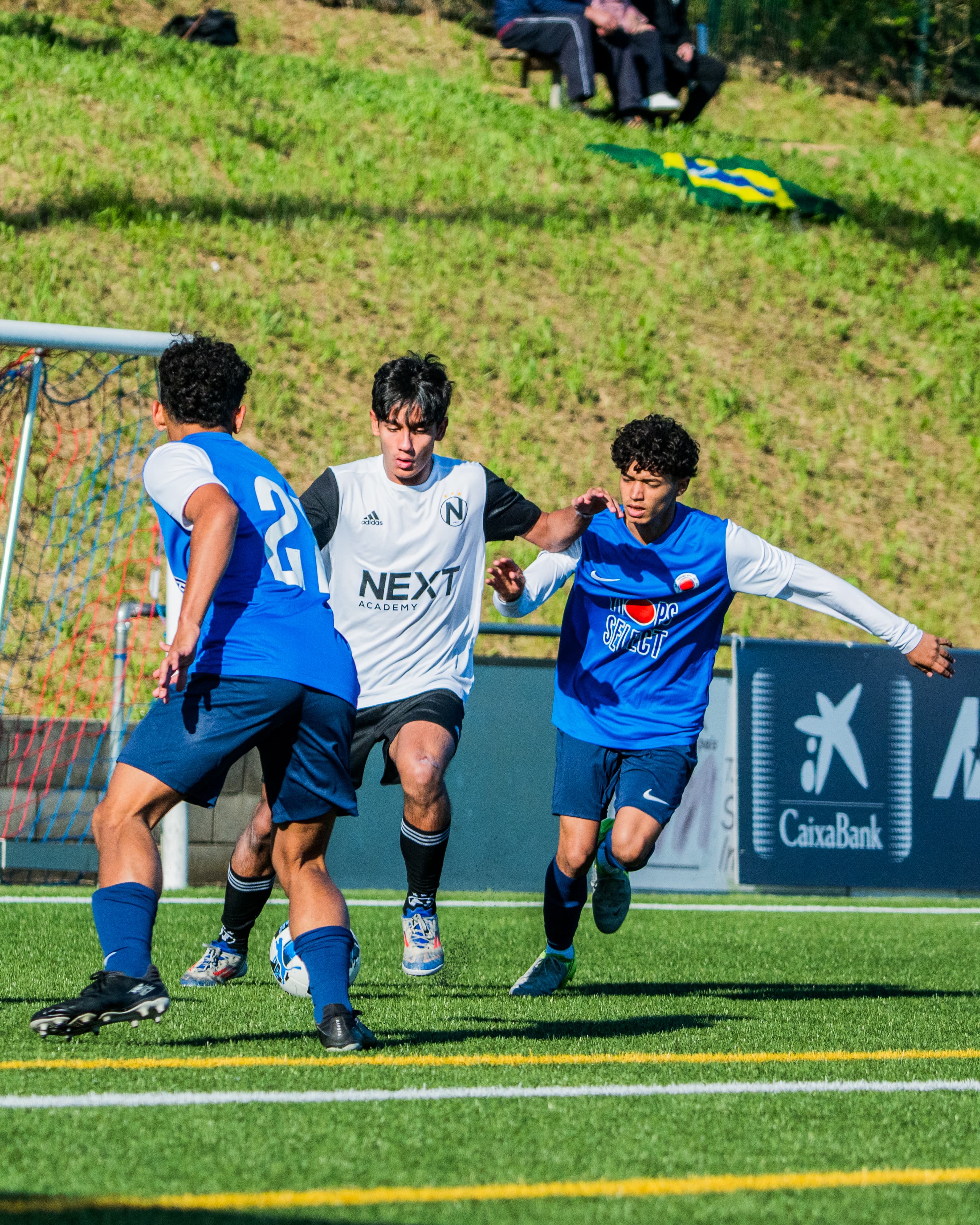 Atleta Next Academy em competição